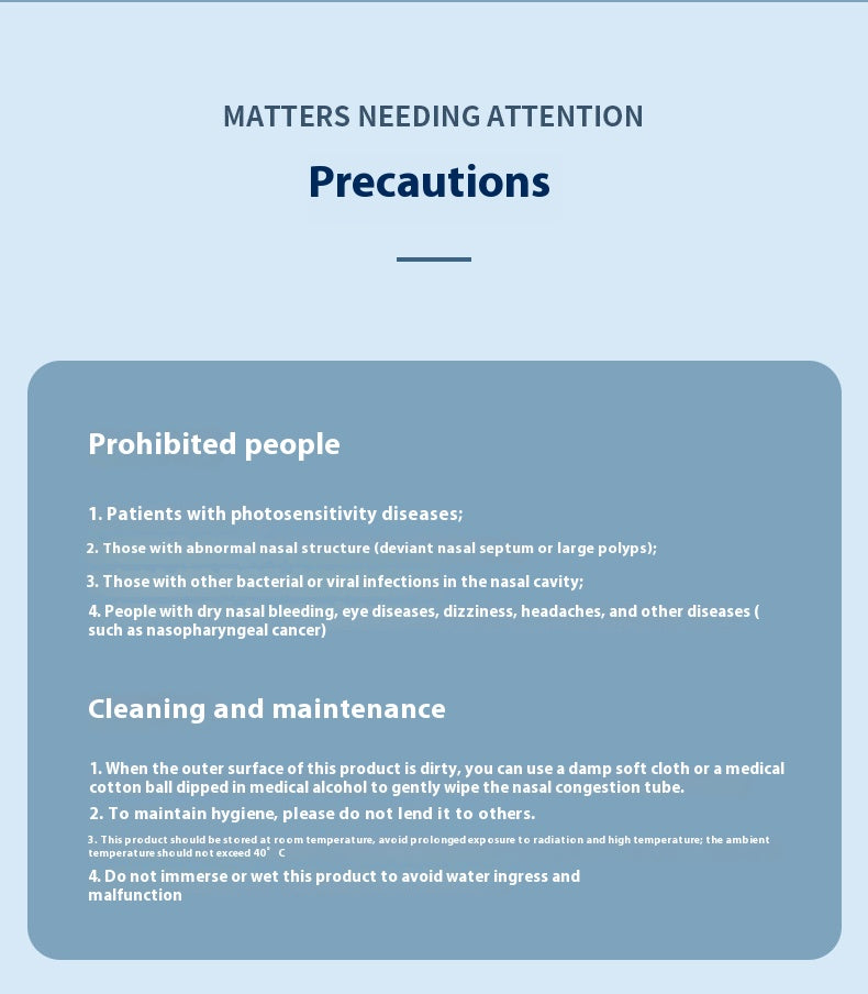 Nasal Relief Red Light Therapy
